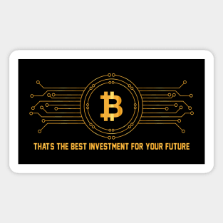 That's the best investment for your future, bitcoin is the best investment Magnet